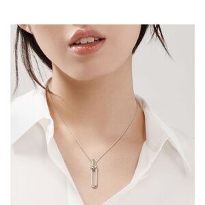 Tiffany & Co. Hardwear Elongated Link Pendant Necklace